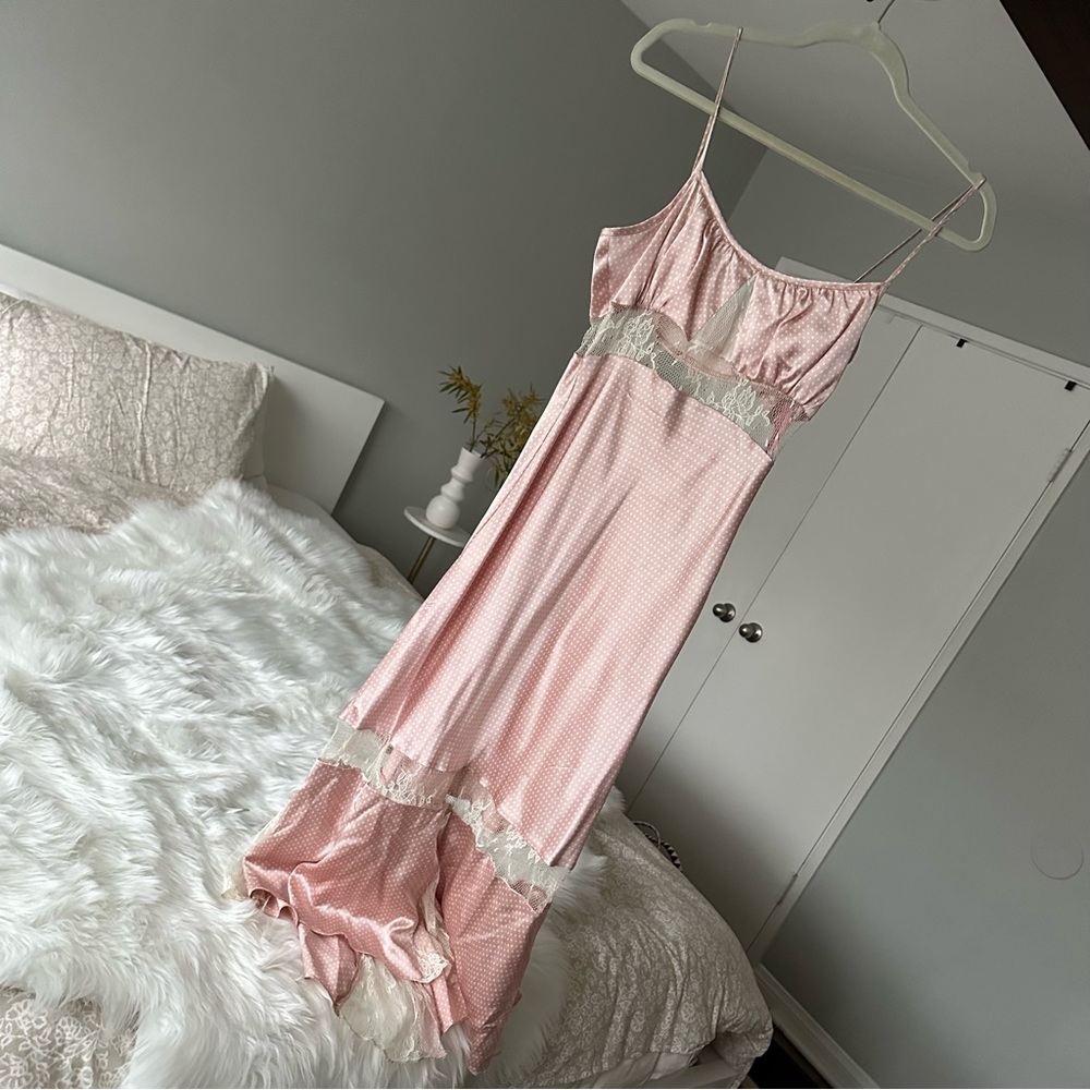 One of a kind y2k satin dress